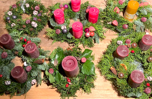 Samstagswerkstatt - Adventskranz binden